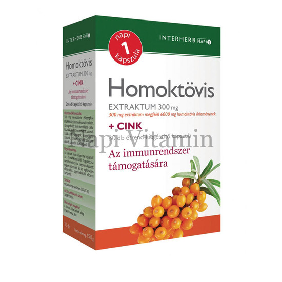 Interherb Napi 1 Homoktövis Extraktum 30x